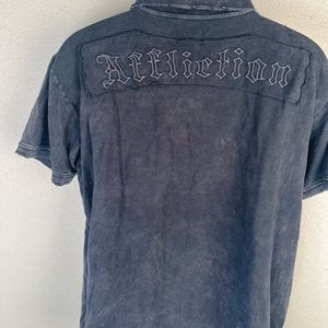 Vintage Affliction polo shirt sz XXL